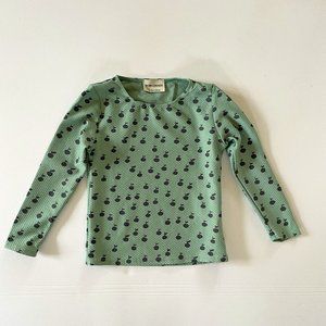 Bobo Choses apple print rashguard, age 6-7Y, recycled material, UV protection